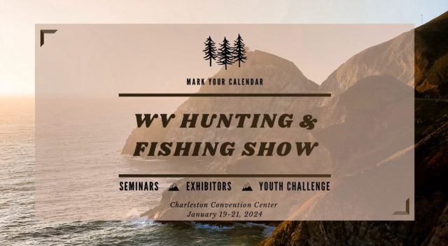 Mark your calendar! EVERYONE is invited! We had tons of fun last year meeting you all! Hope to see you there! Address is tagged in the location of the photo and dates are below. ⬇️ 

🔵2024 WV Hunting & Fishing show 

🔵Charleston, WV Convention Center 

🔵January 19th - 21st

🔗coastalmarshcharters.com